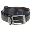 Black and Brown Leather Reversible Formal Belt for Men