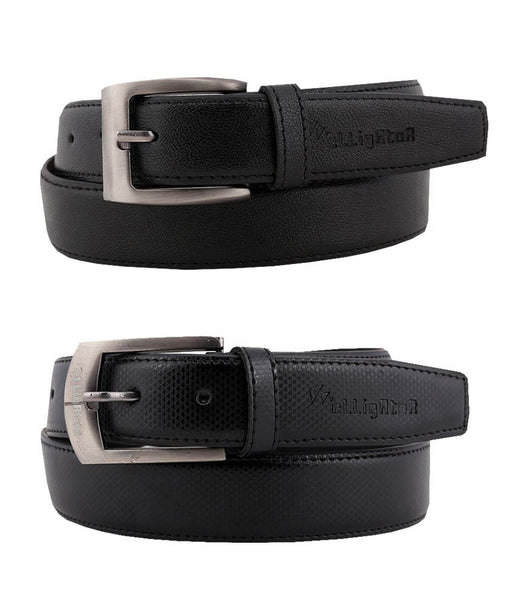 Leather Formal Belt Pack Of 2