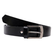 Black Leather Pin Buckle