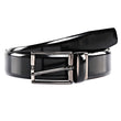 Blue Tag Black Leather Belt