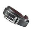 Black Leather Pin Buckle Formal Men