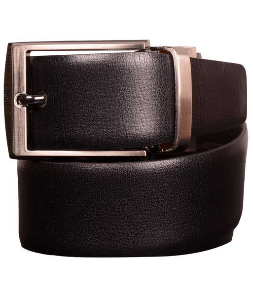 Black Formal Reversible Belt For Men