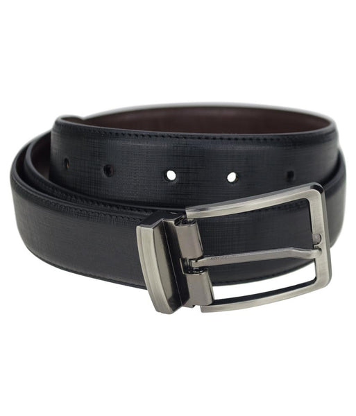 Black and Brown Formal Reversible Belt for Men