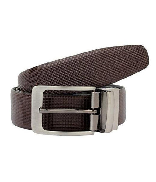 Classy Men's Black and Brown Belts Combo