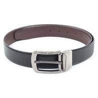 Black & Brown Leather Belt For Men Pack Of 2