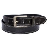 Black Leather Formal Belt