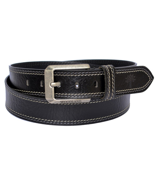 Black Leather Formal Belt