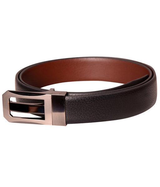 Black Spanish Semi Formal Leather Belt For Men