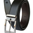 Fashion Black Leather Formal Belt