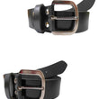 Black Leather Belt Set Of 2