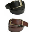 Black Leather Formal Reversible Belt