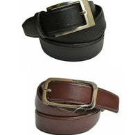 Black Leather Formal Reversible Belt