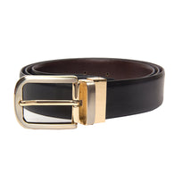 Black And Brown Reversible Leather Belt