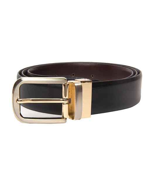 Black And Brown Reversible Leather Belt