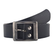 Leather Belt Black Leather Pin Buckle Formal Belt For Men