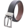 Black Leather Reversible Formal Belt