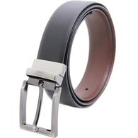 Black Leather Reversible Formal Belt