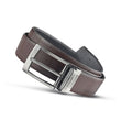 Brown Leather Pin Buckle Formal Men