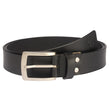 Men Formal Black Genuine Leather Belt (Black-09)