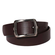 Brown Leather Formal Belt For Men