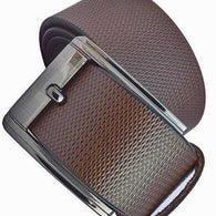 Brown Leather Pin Buckle Belt