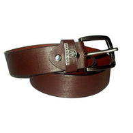 Brown Leather Casual Belt for Men