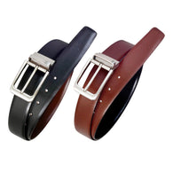 Formal Imported  Leather Belt - Multicolour