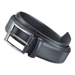 Black Leather Single Casual Pin Buckle Belt For Men