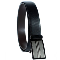 Black Reversible Belt For Men