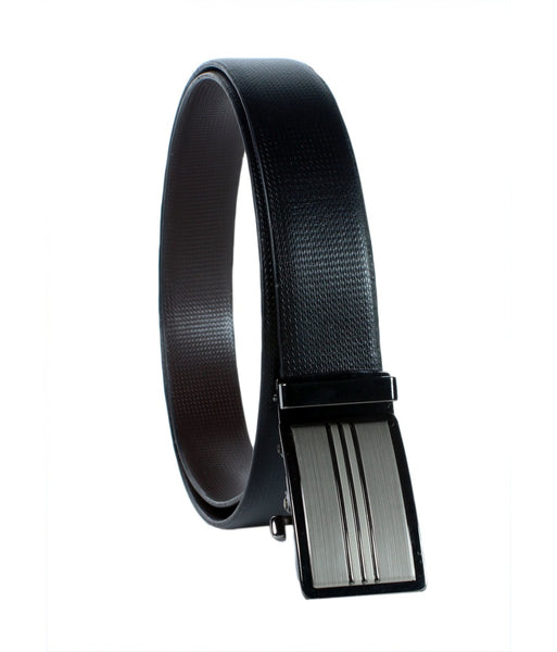 Black Reversible Belt For Men