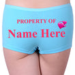 ♥Property Of Named Customize Cotton Boyshort Panty