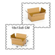 Brown box for product storage and shipping.