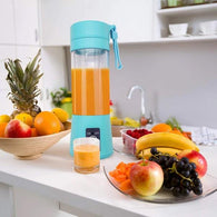 Multi-Purpose Portable USB Electric Juicer 6-Blades, Protein Shaker, Blender Mixer Cup (380 ML)