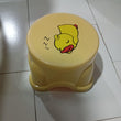 Portable plastic stool with anti-slip design, strong and versatile for indoor and outdoor use.