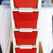 Multi-purpose 5-layer drawer storage system for decluttering home spaces.