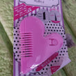 Heart Shape Plastic Hair Cutting Scissors (1 Pc / With Card Packing)