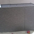 Foldable storage box with lid, linen material