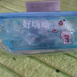 Transparent Unicorn Water Glitter Gel Pencil Zip Pouch (1 Pc)