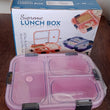 Plastic 3 Compartment Insulated Lunch Box, Lunch Box (1 Pc)