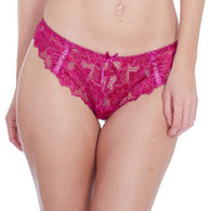 ♥closer with EVIE Magenta Floral Lace Bridal Thong (SOLD OUT)