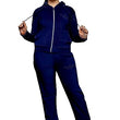 Blue Girls 2 Pcs Sweatsuit and Sweatpant Set