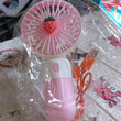 Portable Small Electric Fan Handheld, Rechargeable Mini Student Handheld Dormitory Class Personal Fan