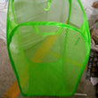 Foldable Collapsible Mesh Laundry Bag Pack Of 1 (Mix Color)