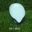 Leaf-shaped self-draining soap dish, perfect for bathroom or kitchen.