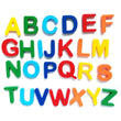 Capital alphabet puzzle for children, colorful and educational