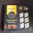 Tealight Candles Set, Smokeless Candles (50 Pcs set)