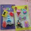 Mix Design 1 Set Fancy & Stylish Colorful Erasers for Children Different Designs & Mix, Eraser Set for Return Gift, Birthday Party, School Prize (1 Set)