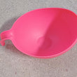 Rice washing bowl with thick drain basket and handle for easy use.