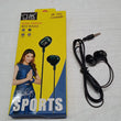 Sport Wired Earphone with Mic (1 Pc)