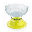 Spinning plastic bowl for convenient fruit and vegetable storage